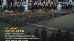 Upacara Peringatan HUT Ke-81 TNI Tingkat Kabupaten Sukabumi Tahun 2026