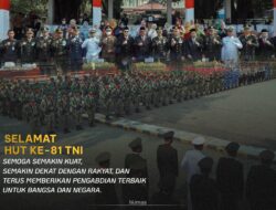 Upacara Peringatan HUT Ke-81 TNI Tingkat Kabupaten Sukabumi Tahun 2026