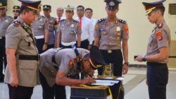 Rotasi Jabatan, Kapolres Lampung Tengah Pimpin Sertijab Kapolsek dan Pelantikan Kasi Humas