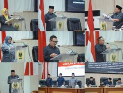 Rapat Paripurna ke-26 DPRD Kabupaten Sukabumi, Tujuh Fraksi Sampaikan Pandangan Umum atas Raperda Perubahan Susunan Perangkat Daerah